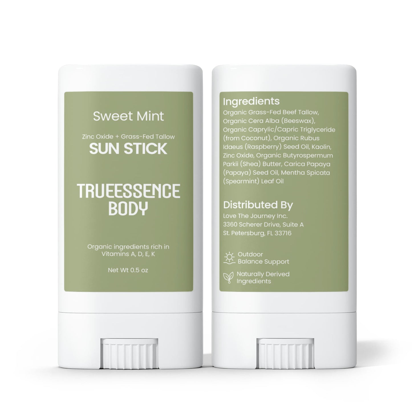 2 Pack Tallow Zinc Sun Stick