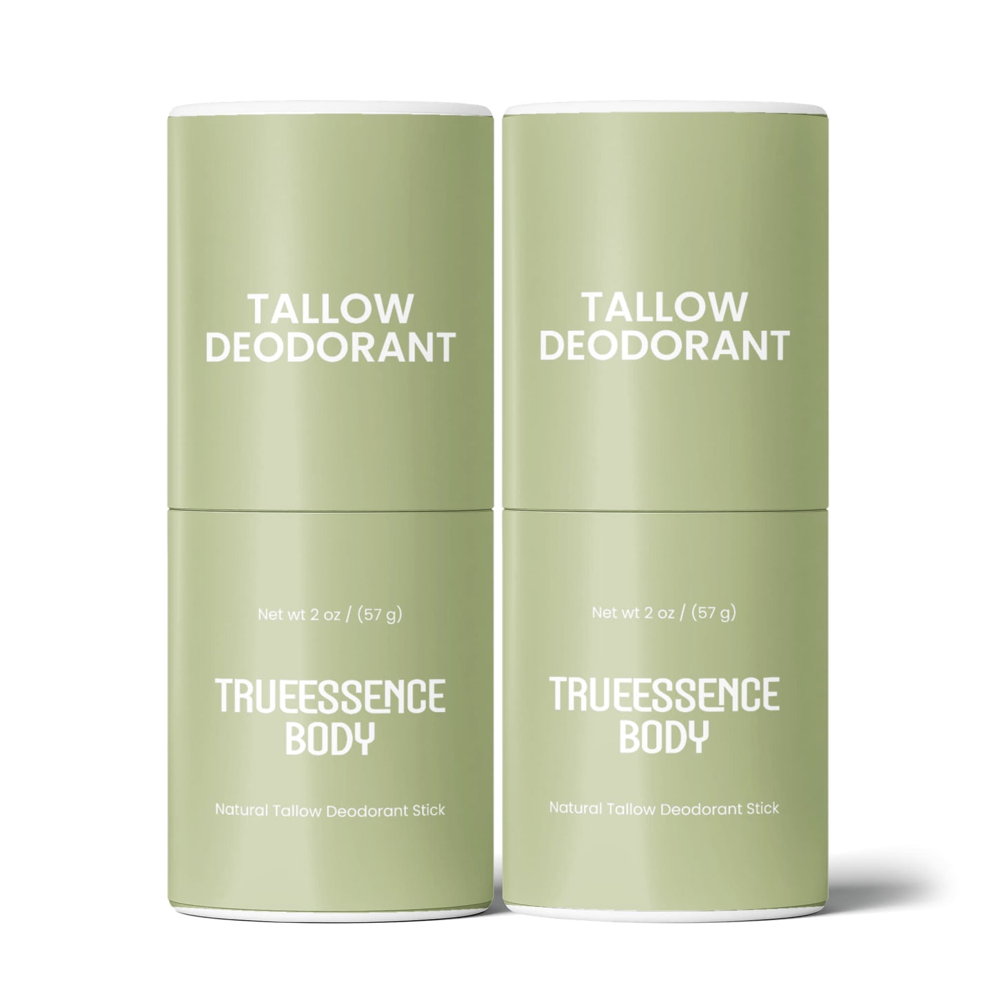 2 Pack Natural Tallow Deodorant Stick
