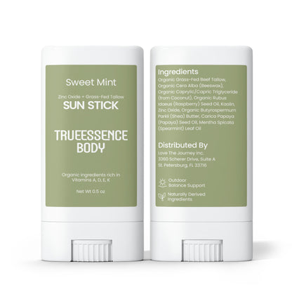 2 Pack Tallow Zinc Sun Stick